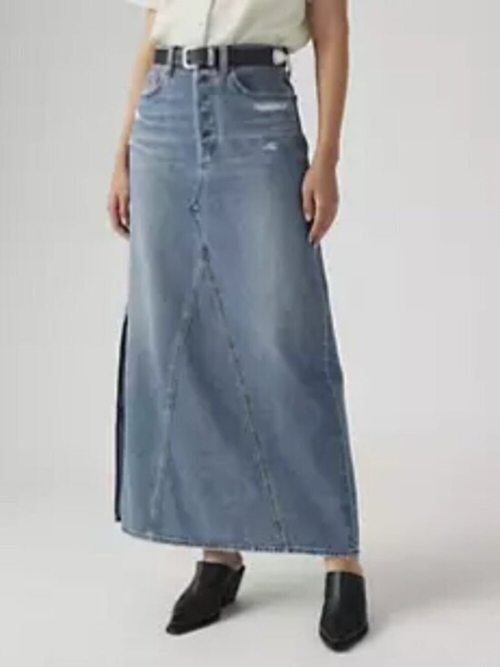 Levi's Maxi Icon Denim Skirt - NEW